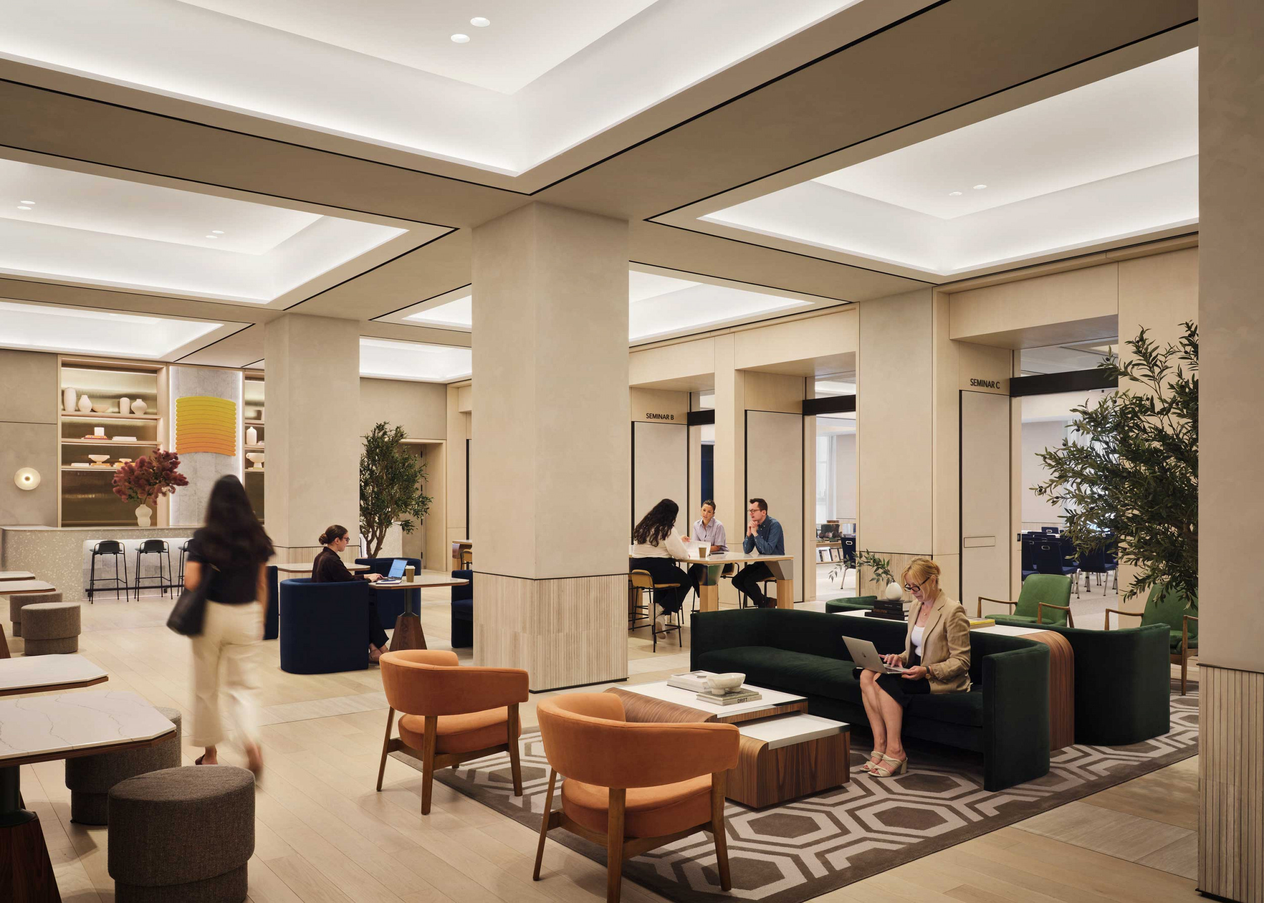 [Architectural Record] With the Savoy Club, Fogarty Finger Brings a 1960s Spirit Back to the General Motors Building